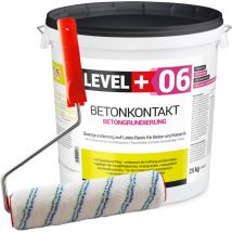 Level+ - level+ Betonkontakt Putzgrund 25Kg Holz osb + Farbroller L+06