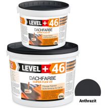 Level+ - level+ Dachfarbe Sockelfarbe elastische Dicht-Polymermembrane L+46 anthrazit - 16KG