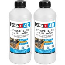 Level+ Trennmittel für Formen und Schalungen Gips- Betontrennmittel L+40 - 2L