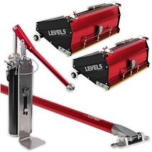 LEVEL5 Finish Set Flat Box Mega 10" und 12" Ladepumpe Ausziehbarer Griff 4-629