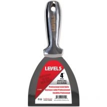 Spachtel ganz aus Edelstahl Profi 4'/102mm 5-404 - Level5