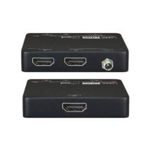 LevelOne HVE-9006 Audio/Video Extender AV-Signal-Sender und -Empfänger Schwarz