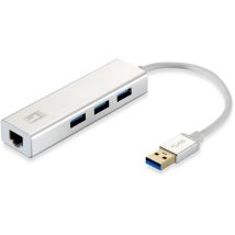 Adaptateur Hub Usb Levelone Netw À 3 Ports, Usb-0503