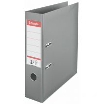 Esselte - No.1 Lever Arch File Polypropylene A4 75mm Spine Width Grey (Pack 10) 81