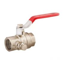 Idmar - Lever Inline Water Ball Valve 1' Inch bsp Female Thread With Drain Valve