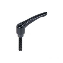 Levier de serrage avec Filetage mâle m 6 x 40