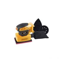 Blim - Levigatrice multipla a 3 piastre con batteria 20v 2ah - piastra rotonda, triangolare e rettangolare - velocità 7000-13000 giri/min