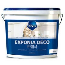 Levis - Exponia Deco Prim Peinture d'Impression - Murs, Plafonds & Boiseries - Intérieur Couleur: Blanc - Conditionnement: 10L