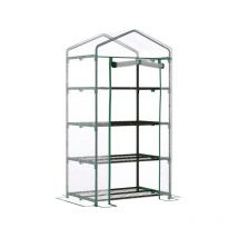 Linder Exclusiv Garten Folienbox,mit aufrollbare Tür MC4303-1 130x50x45 cm