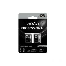 Lexar - sdxc Professional 1667x 128GB V60 2-pack (LSD1667128G-B2NNG)