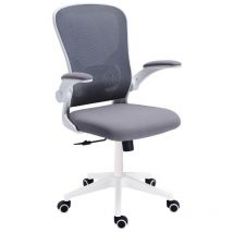 Lexi Return Chair in Grey and White Modern Office