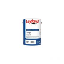 Leyland - Trade Vinyl Matt Emulsion Paint - Brilliant White - 5L