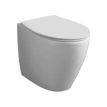 Lft20 lft spazio vaso carenato rimless bianco c/curva tecnica Coprivaso non incluso