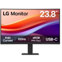 Lg 24U421A-B 23.8in 1920 x 1080 Pixels Full HD VA Panel HDMI USB-C Curved Monito