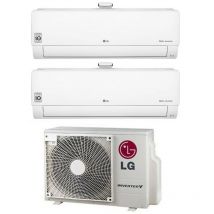 LG - climatiseurs split double inverter série atmosfera 9+9 avec mu2r17 r-32 wi-fi intégré 9000+9000
