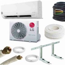 Climaconveniente - lg DualCool Onduleur Smart S12ET avec 5 métres kit d'installation - 12000 btu Wi-Fi a++/a+ 3.5 kW, climatiseur reversible