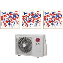 Trial split inverter climatiseur série artcool gallery 9+9+12 avec mu3r21 r-32 wi-fi en option 9000+9000+12000 - LG