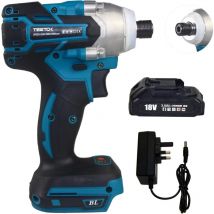 Li-Ion LXT Impact Driver 18V Brushless,Professional Impact Drill Drivers Compatible with Makita Batteries - 3.0Ah Batteries and Charger Included