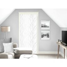 Voilage porte fenêtre 70x200 cm liane blanc, par Soleil d'ocre