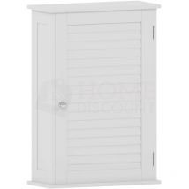 Liano 1 Door Bathroom Cabinet Wall Mounted Cupboard, White