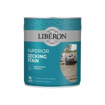 Liberon - 126120 Superior Decking Stain Light Silver 2.5 Litre LIB126120