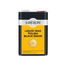 126890 Liquid Wax Polish Black Bison Clear 5 litre LIBBBLWCL5LN - Liberon