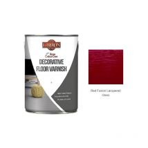 Liberon - Colour Care Decorative Floor Varnish - 1L - Red Fusion