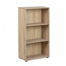Inter Link - Libreria 3 livelli parini laminato finitura rovere dim. 60x30x110h