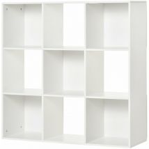 Benzoni - Libreria 3 Ripiani 91,5x29,5x91,5 in Legno Bianco