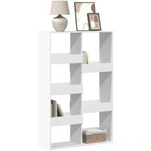 Libreria Bianca 100x33x155,5 cm in Legno Multistrato