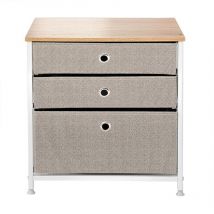 Calicosy - Libreria con 6 Vani e 2 Porte in Rattan Naturale H175cm - jaya