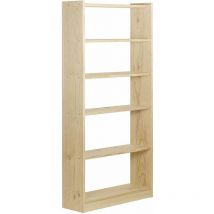 Astigarraga - scaffale in legno gala con ripiani larghezza 80 cm