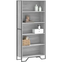 Maisonchic - Vidaxl Libreria Grigio Sonoma 80x31x169 Cm In Truciolato