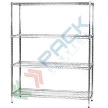 Scaffale Quattro Ripiani Cm 45 X 121 X H.160 Linea Archimede Serena Group - 4x451216