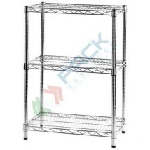 Archimede - scaffale metallico scaffale 3 ripiani cm 36 x 61 x h. 90 cucina bagno garage cabina armadio