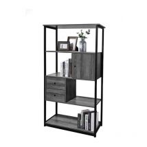 La Prealpina - libreria industrial 2 cassetti 1 anta 80X36X160H grigio