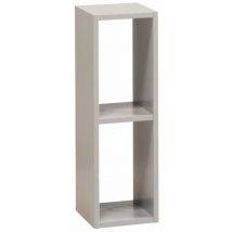 Tft Home Furniture - Libreria Pensile 4 Ripiani in Melaminico 15x16x47,5cm tft Sc Grigia