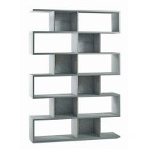 Sarmog - Libreria Modulare H215 L150 Kit Cemento Cemento 215X150X38 Cm