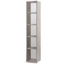 Sarmog - Mobile colonna a giorno 200 x 39 x 41 cm Cemento