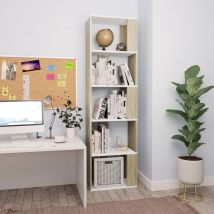 Furniture Limited - Libreria/Divisorio Bianco Rovere Sonoma
