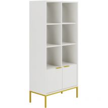 Les Tendances - Librero 2 puertas Seattle Blanco