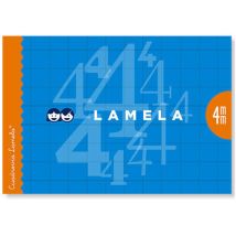 Libreta Cubierta Basica 4o Apaisado Rayado 4 Mm 30 Hojas Apaisada Lamela 06ap04