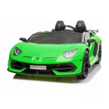 Outdoor Toys - Licensed Lamborghini svj 24V Drift Model Ride On Electric Car - Green - Green