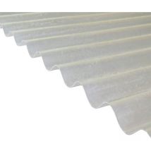 Gewellte Polyesterplatte (po 76/18) l: - 3m b: - 90cm