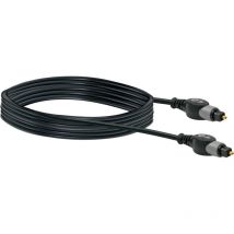 Schwaiger Lichtwellenleiter Kabel LWL2150 533 toslink schwarz, 1,5m, 1x toslink Stecker / 1x toslink Lichtwellenleiter