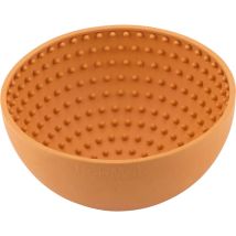 Lickimat Wobble - Schleckschale Aus Naturgummi Für Hunde - Orange - 18 Cm