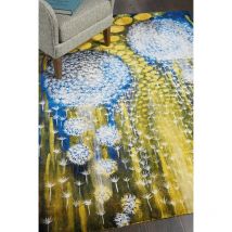 Lida Sherafatmand LIDA1 Multi 117cm x 178cm Rectangle - Yellow and Multicoloured