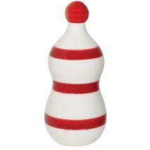 Zafferano - Lido - Keramikflasche mit roten Bändern