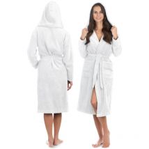 Bademantel Damen Größe s Premium Bademantel aus Baumwolle Weiß - Liebenstein