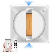 Liectroux - YW710 Robot Limpiacristales, Pulverizador de Agua Bidireccional, Motor Sin Escobillas, Control por App, 5 años de garantía
